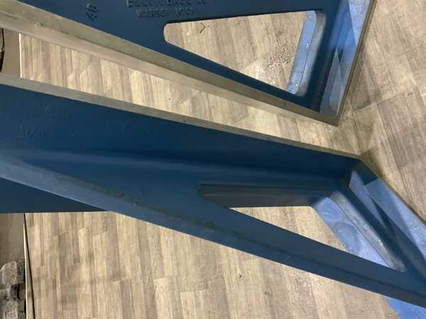 10-1/4" x 48" x 21-1/2" Aluminum angle plates, pair - Image 5