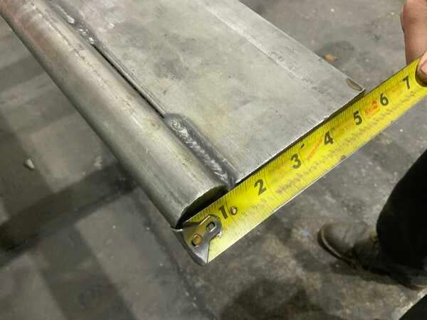 72-3/4" L, Male radius press brake die, 5-1/4" die height, 1-1/4" radius diameter, 1/2" tang - Image 6