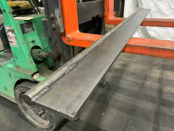 72-3/4" L, Male radius press brake die, 5-1/4" die height, 1-1/4" radius diameter, 1/2" tang - Image 8