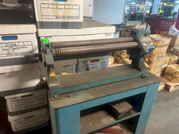 20 gauge x 2' Pexto & Wilcox #383-D, Manual Slip Roll, 24", 2" diameter roll - Image 7