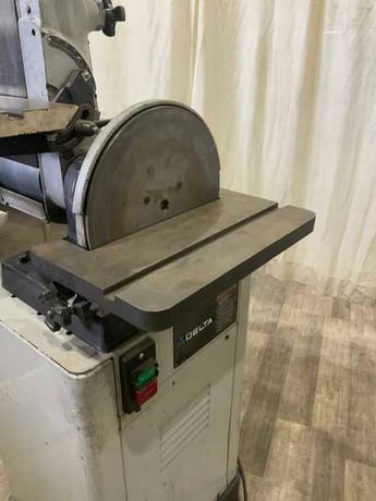 6" Delta #52-613, combination belt/disc sander, 12" disc diameter, 1-1/2 HP - Image 3