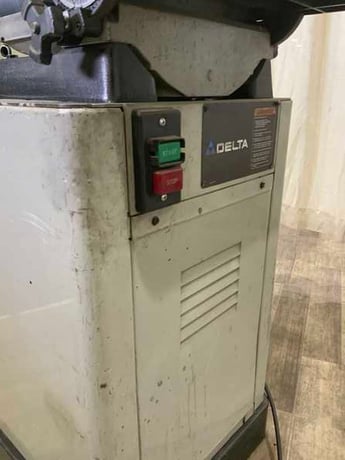 6" Delta #52-613, combination belt/disc sander, 12" disc diameter, 1-1/2 HP - Image 9