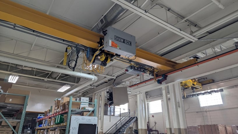 2 Ton, Shaw-Box, 37' 1" Span, 22' Lift, Class D, Pendant, VFD Bridge, 2015 [#2629] - Image 2