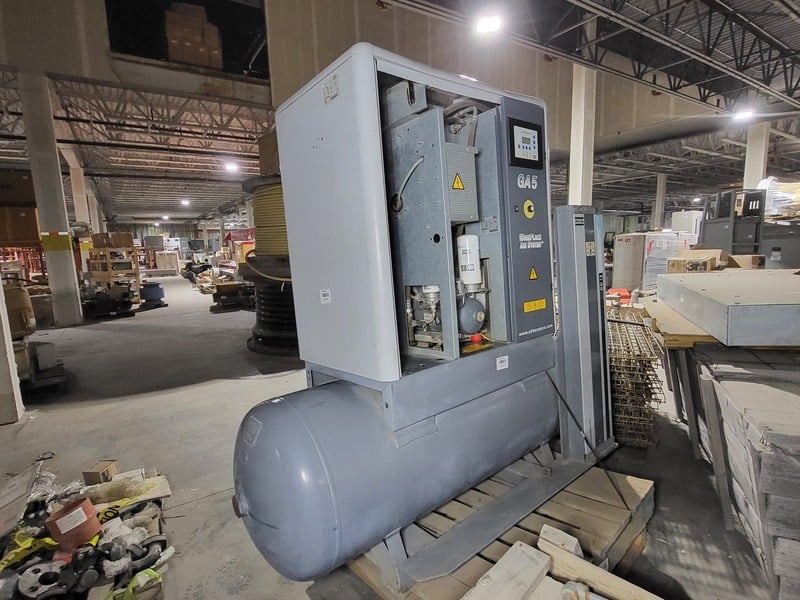 26 cfm, 131 psi, Atlas Copco #GA5, Rotary Screw Air Compressor, 7 HP, 240 V., 3-Ph., 2006 - Image 8