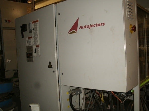 130 Ton, 9.93 oz., Autojectors #WDTHC130-4 Special, Vertical Rotary Injection Mold Machine, 2000 - Image 4
