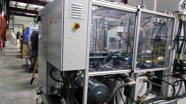 130 Ton, 9.93 oz., Autojectors #WDTHC130-4 Special, Vertical Rotary Injection Mold Machine, 2000 - Image 10