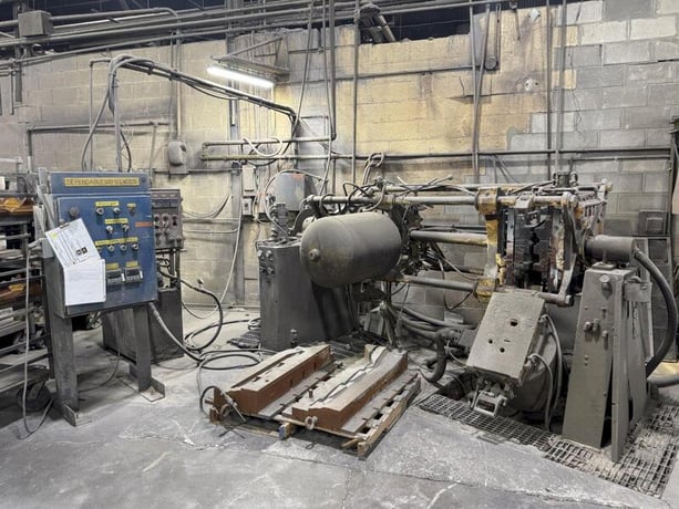 Dependable #600, shell core machine with hydrauic system & feed with blow tank, controls - Image 5