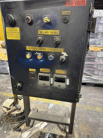 Dependable #400, shell core machine with gas system & controls, air operated rollover, feed with blow tank - Image 4
