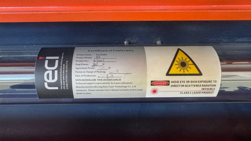 Associated Pacific Lazer #4024, CO2 CNC Laser Engraver, 80 watt, 40" x 24" Table, 110 V., Air Assist Pump - Image 3