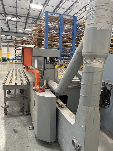 Metlsaw #CE12-T4, High Production Plate Saw, 20 HP arbor, AB controls, 480 V., 2001 - Image 2
