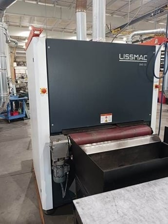 Lissmac #SMD-123-RE, deburring & edge rounding machine, 37.4" width, 38.2" x 74.8" belt, LNS Hydroexpress 320 - Image 1
