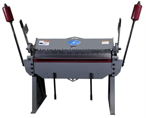 12 gauge x 4' GMC #BB-412-6HD, Finger brake, new - Image 1