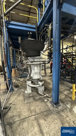 Hosokawa Alpine #630-AFG, Fluidised Bed Opposed Jet Mill, classifier, on frame, 2002 - Image 4