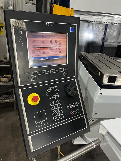 352 Ton, Trumpf #Trumabend-V320, CNC hydraulic press brake, 14' overall, 145" between housing, 2006 - Image 4