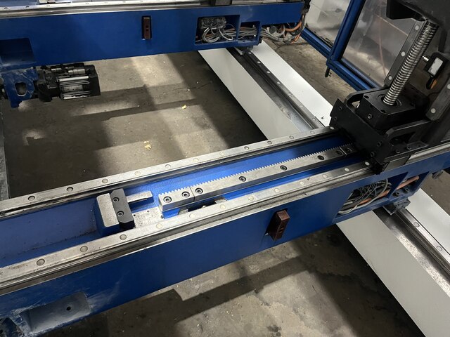 352 Ton, Trumpf #Trumabend-V320, CNC hydraulic press brake, 14' overall, 145" between housing, 2006 - Image 6