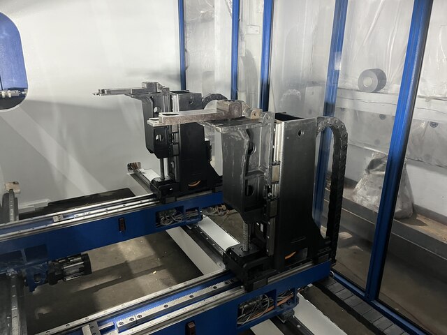 352 Ton, Trumpf #Trumabend-V320, CNC hydraulic press brake, 14' overall, 145" between housing, 2006 - Image 7