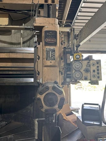 86" Bullard #Dynatrol, vertical turret lathe, 96" swing, 72" under ram, 60" under rail - Image 4