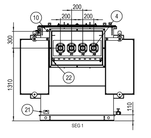 1000 KVA 13200 Primary, 480 Secondary, Voltran, pad mounted transformer, new, 2025 - Image 2