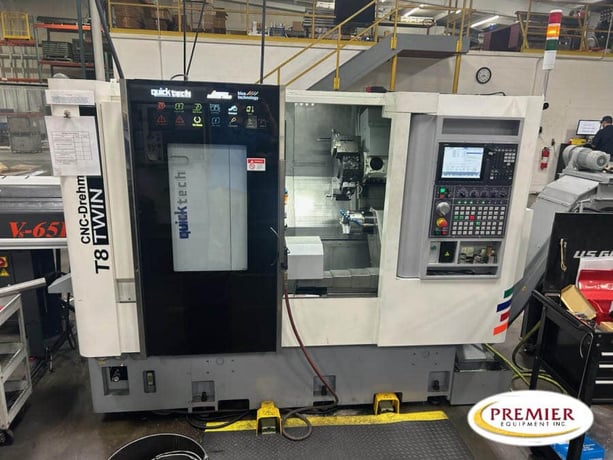 Quick-Tech #T8-Twin-Y, multi-axis CNC turning center, Mitsubishi M80A Control, sub spindle, 2021 - Image 1