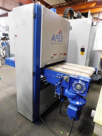 25" x 60" Apex #1025M-D, belt sander, 4" drum diameter, 2019 - Image 2