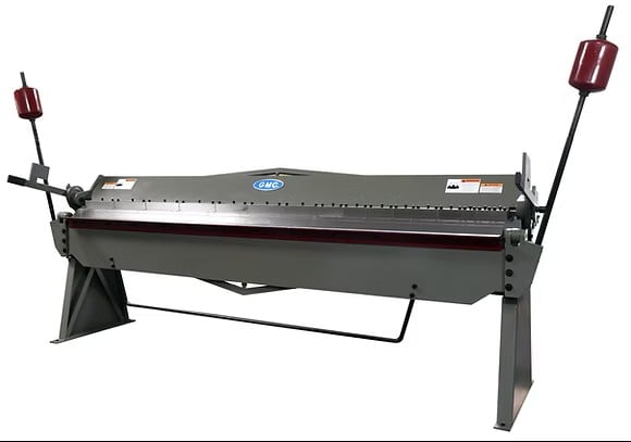 14 gauge x 10' GMC #BB-1014-6HD, manual box & pan metal finger brake, 0-135° bending angle, new - Image 1