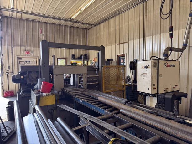 Hyd-Mech #H-18, horizontal band saws, 50-350 SFM, 34" automatic multi-indexing, 10 HP - Image 4