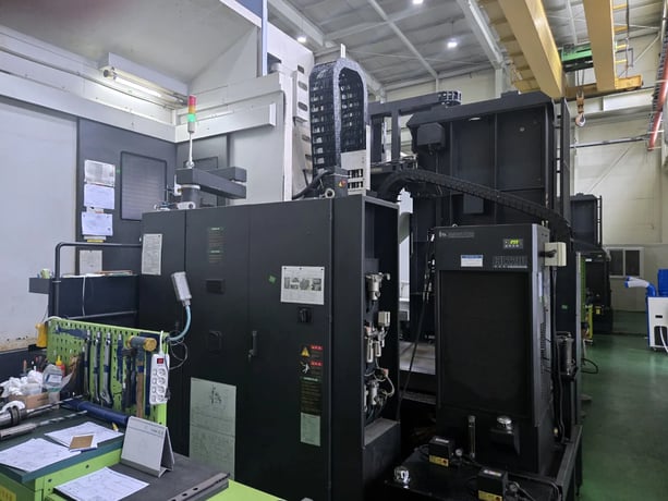 5.11" Daewoo Doosan #DBC130-II, horizontal boring mill table type, 90 automatic tool changer, 118" X, 88.5"Y - Image 2