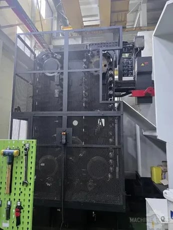 5.11" Daewoo Doosan #DBC130-II, horizontal boring mill table type, 90 automatic tool changer, 118" X, 88.5"Y - Image 6