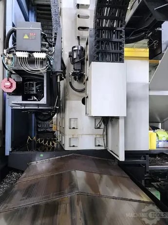5.11" Daewoo Doosan #DBC130-II, horizontal boring mill table type, 90 automatic tool changer, 118" X, 88.5"Y - Image 7