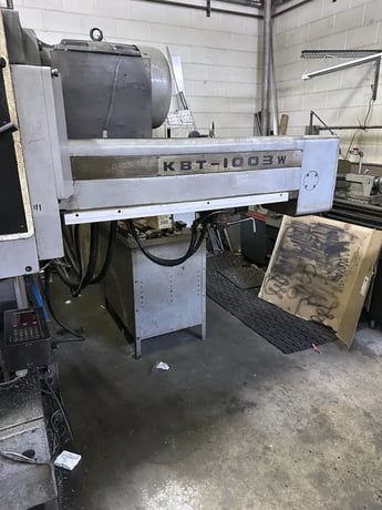 4" Kuraki #KBT1003W, horizontal boring mill table type, 47.2" X, 49.2" Y, 27.6" Z, 41.3" x 47.2" table, 15 - Image 3