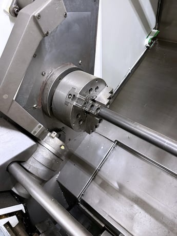 Mazak #QTN-200MS, CNC lathe, 8" chuck, 2.5" bar, A2-6, 12 turret, 35 HP, 5000 RPM, tool presetter, sub - Image 3