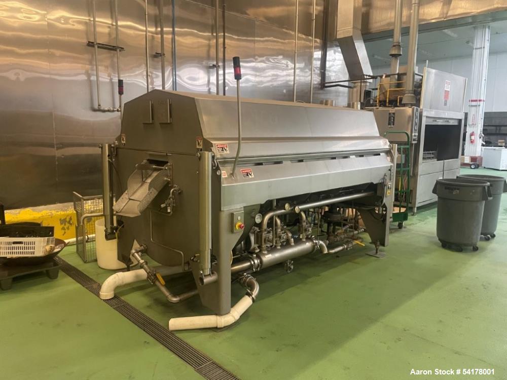Lyco #Clean Flow CKFF, Blancher, Stainless Steel, 7' Chamber, 40" infeed diameter, cooling to under 40°F - Image 2