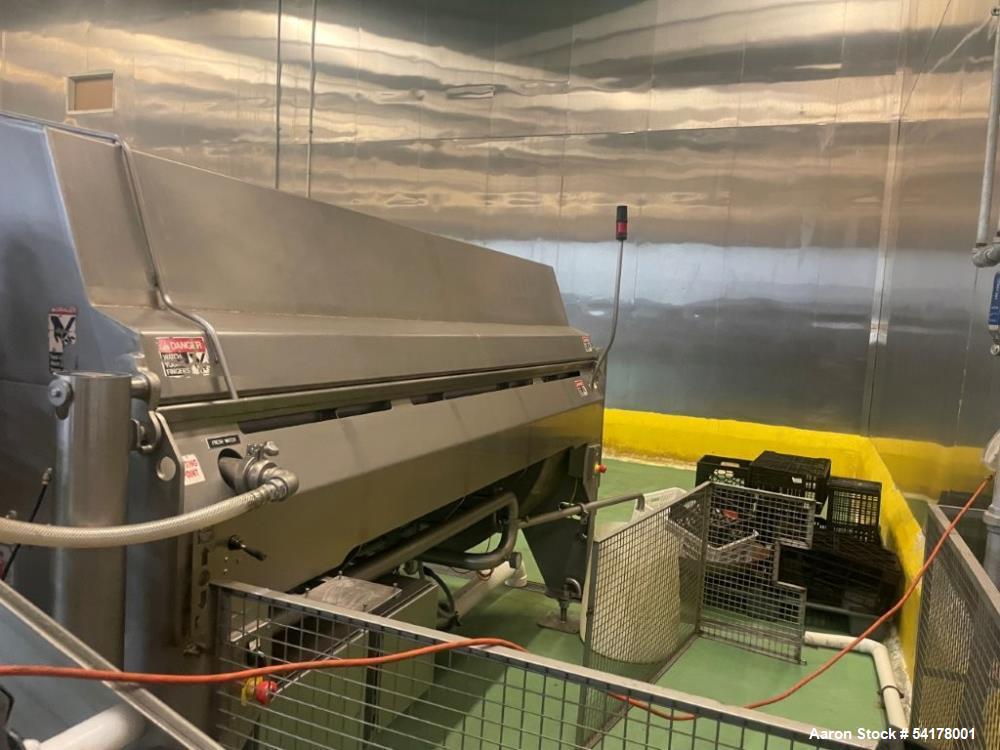 Lyco #Clean Flow CKFF, Blancher, Stainless Steel, 7' Chamber, 40" infeed diameter, cooling to under 40°F - Image 3