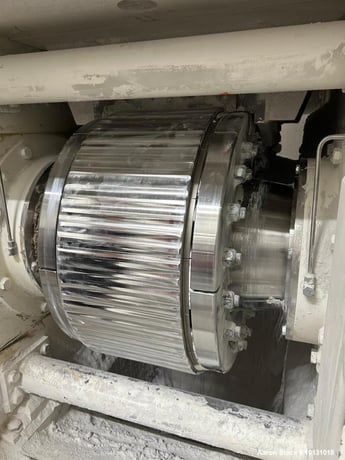 Hosokawa Alpine Acme-Gridley #MS-300, Briquetter Compactor, 3000 KN, (2) 27.7" x 11.1" wide rolls, Screw - Image 8