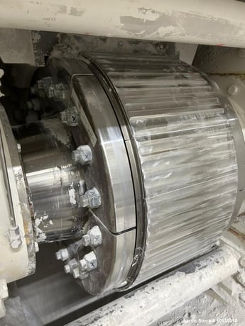 Hosokawa Alpine Acme-Gridley #MS-300, Briquetter Compactor, 3000 KN, (2) 27.7" x 11.1" wide rolls, Screw - Image 9