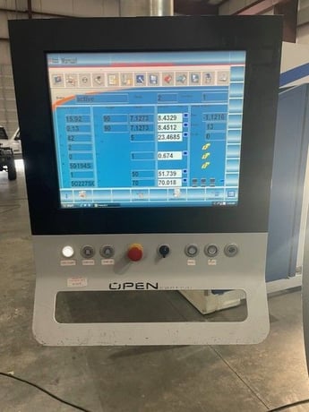 220 Ton, Adira #PA22030, press brake, Kvara Graphical touch screen CNC Control, 10' overall, 99" between - Image 4