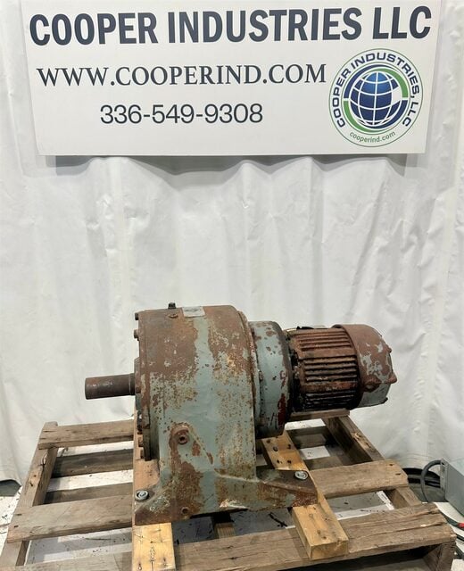 3 HP, Nuttall #92G57645, gear reducer, 25 RPM out, 70.62:1 ratio - Image 3