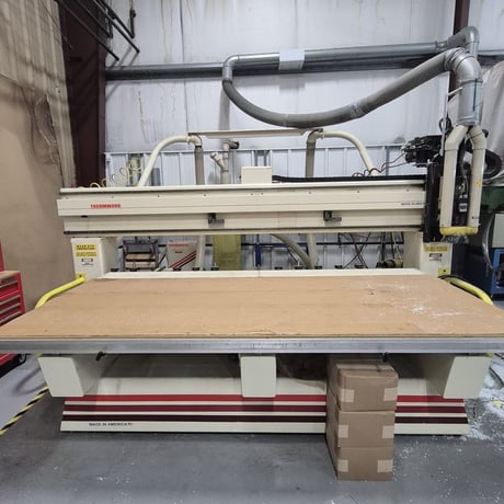 Thermwood #CS42, CNC router with vacuum pump, 5' x 10' table, 24000 RPM, Super Control, 2000 - Image 1