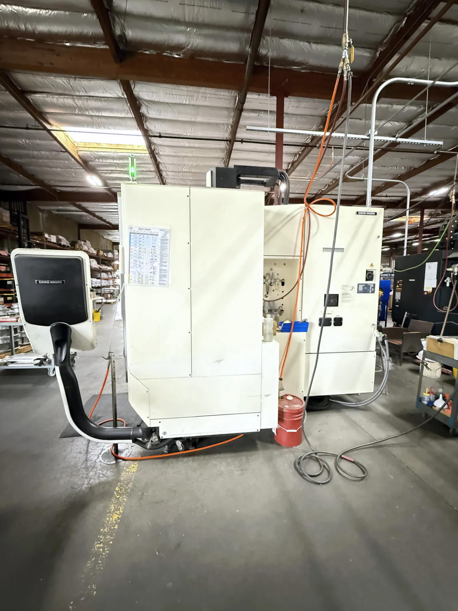 DMG, Mori #EcoMill-1100V, CNC vertical machining center, 43.3" X, 22" Y, 20.1" Z, 20 HP, 55.1" x22" tbl. - Image 3
