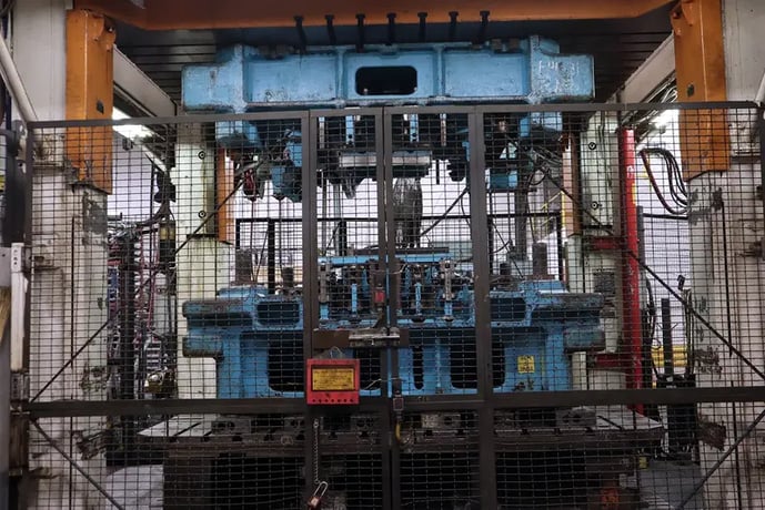 400 Ton, Clearing #H-400-96-108, hydraulic press, 30" stroke, 96" daylight, 66" SDAU, 1984 - Image 1