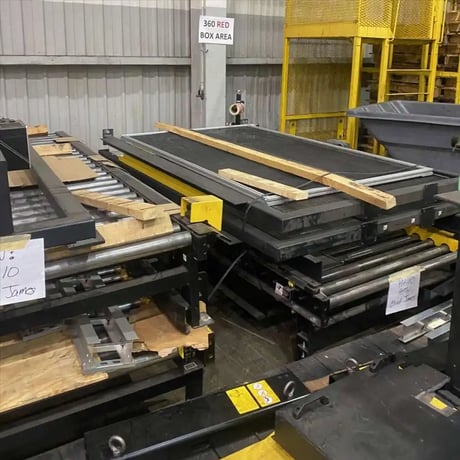 49.75" wide x 5' long, Omni Metalcraft #CDLR-25, chain driven live roller conveyor, 2022 (3 available) - Image 3