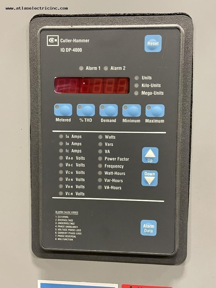 2500 Amp. Cutler Hammer, Automatic Transfer Switch N1 Enclosure Catalog Number ATVISPC3200XSU - Image 7