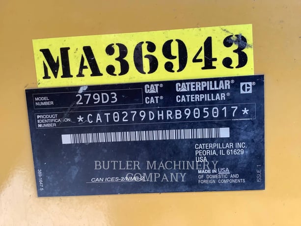 Caterpillar 279D3 C3H2, Track Loader, 1157 hours, S/N: RB905017, 2023 - Image 6