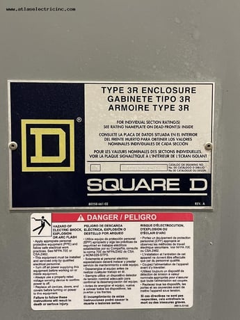 800 Amps, Square D #QED-2, 480Y/277 Volts Switchboards (11ea) - Image 2