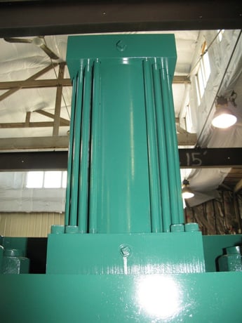 170 Ton, 29" x 23", down-acting, 38" daylight, 18" stroke, 12" bore, 4-post, 16" work height, #2299 - Image 2