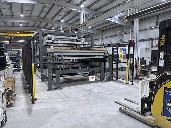 BLM #LS-5-Fiber, fiber laser, 8000 watts, 60" x120"tbl., chiller, dust collector, 2022 - Image 2