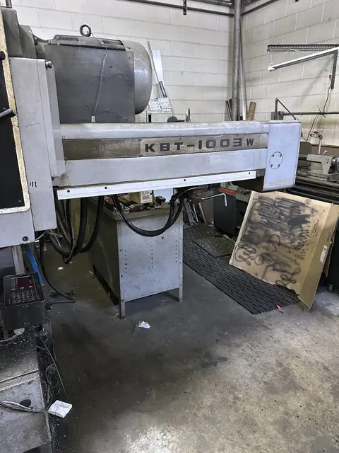 4" Kuraki #KBT1003W, horizontal boring mill table type, 47.2" X, 49.2" Y, 27.6" Z, 41.3" x 47.2" table, 15 - Image 3