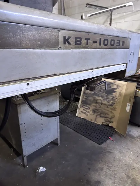 4" Kuraki #KBT1003W, horizontal boring mill table type, 47.2" X, 49.2" Y, 27.6" Z, 41.3" x 47.2" table, 15 - Image 4