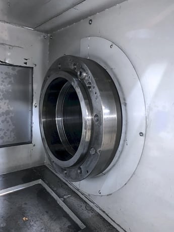 Milltronics #ML-40/160, CNC lathe, 39.7" swing, 31" chuck, 3-jaw, 14" bore, 160" centers, A2-20, 12 turret - Image 9