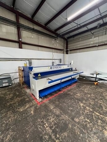 14 gauge x 10.5' Erbend #EMS-3220, squaring shear, 2022 - Image 2